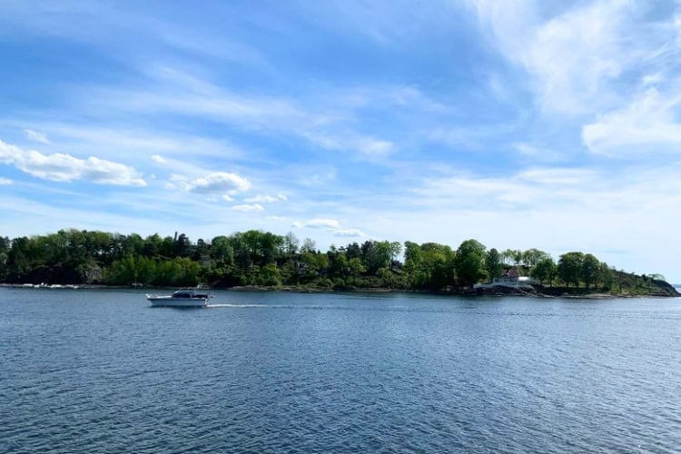Cruising through the tranquil waters of the Oslo Fjord. Photo by Ratna Singh