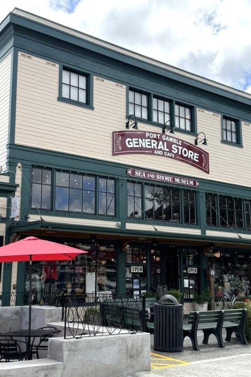 Historic Port Gamble General Store is a must for visitors. Photo by Debbie Stone