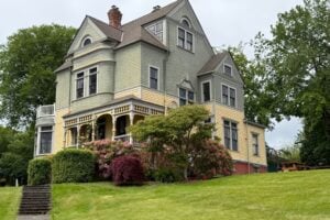 The Walker-Ames House is one of several historic buildings in Port Gambles