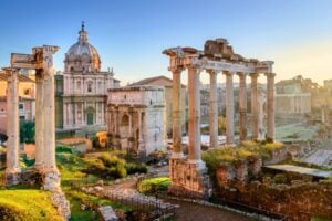 Rome's Ancient Forum is one of the many hostoric sights in this amazing city. Image by Nicola Forenza from Getty Images Pro via Canva