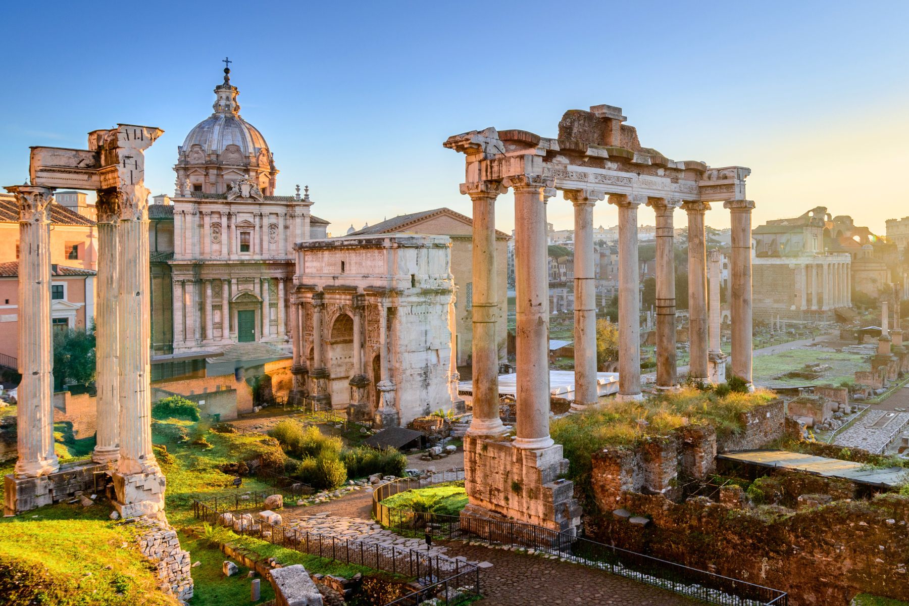 Rome's Ancient Forum is one of the many hostoric sights in this amazing city. Image by Nicola Forenza from Getty Images Pro via Canva
