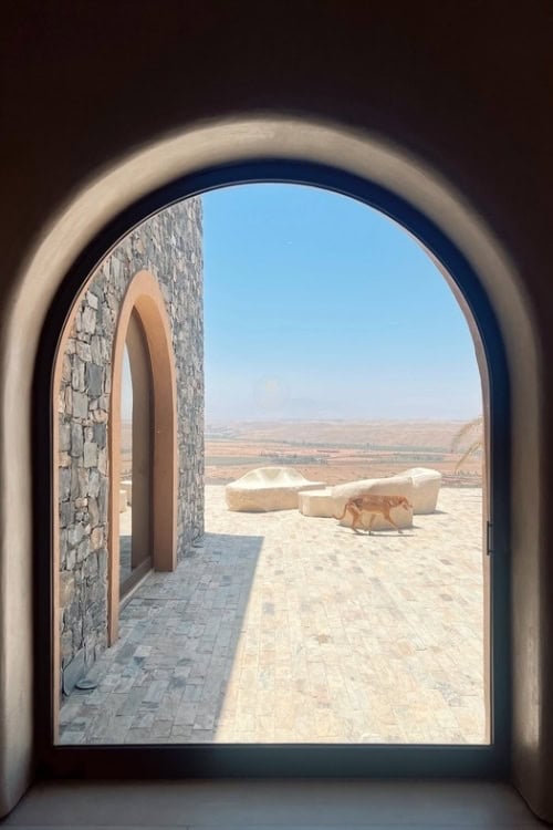 The spa at Kasbah d'If frames peaceful views of the Agafay Desert, inviting guests to slow down and take in the landscape. Photo by Natasha Soares