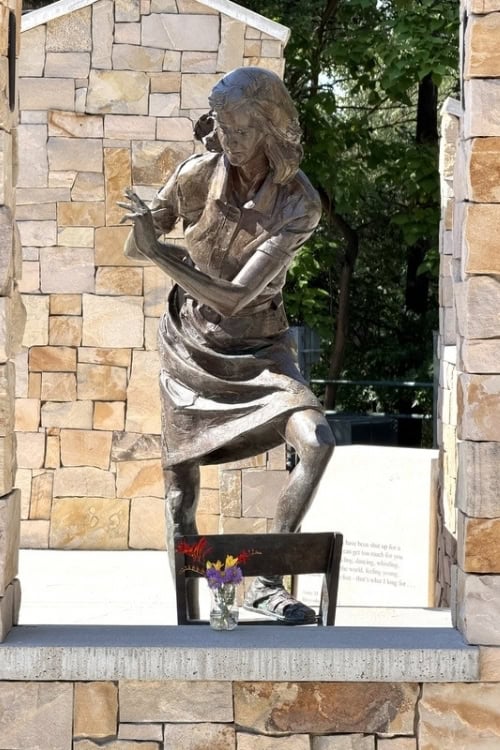 Anne Frank Memorial along Boise's Greenbelt. Photo by Debbie Stone