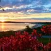 Sunset view from Black Point Inn's deck. Photo by Peggy Newland