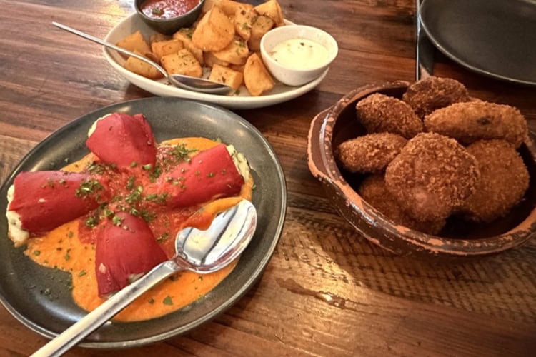 Enjoy tasting traditional Basque dishes at Ansots. Photo by Debbie Stone