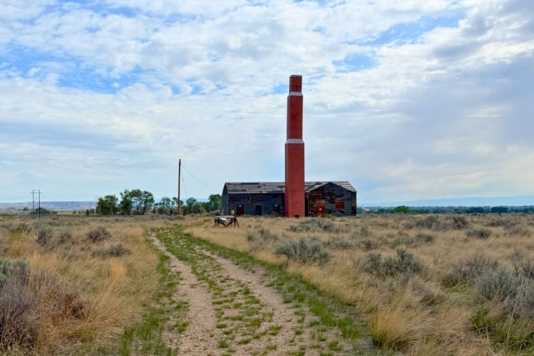 An original structure still stands at the Heart Mountain WWII Interpretive Center, a reminder of the more than 10,000 Japanese Americans incarcerated here between 1942 and 1945. Photo by Isabella Miller
