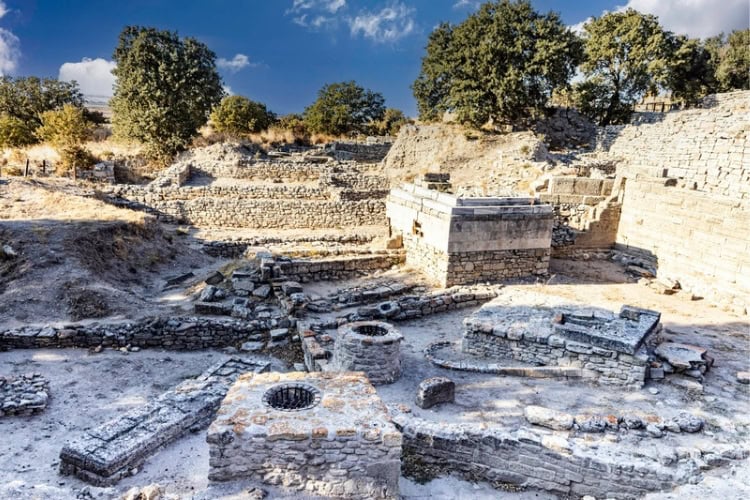 Ancient ruins in the city of Troy. Photo by Marni Patterson
