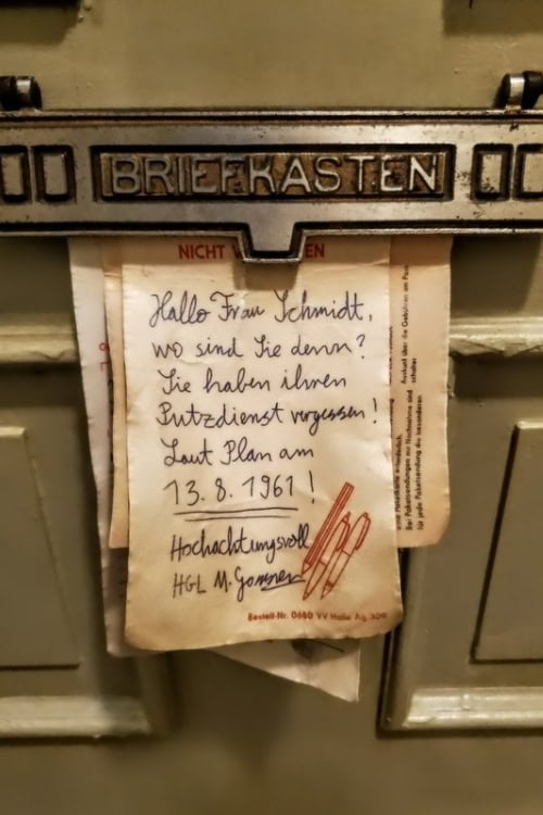 Artifacts from inside the Deutschelanmuseum in Berlin. Photo by C. Ludgate