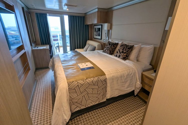 The author's stateroom on the Rotterdam. Photo by Keri G
