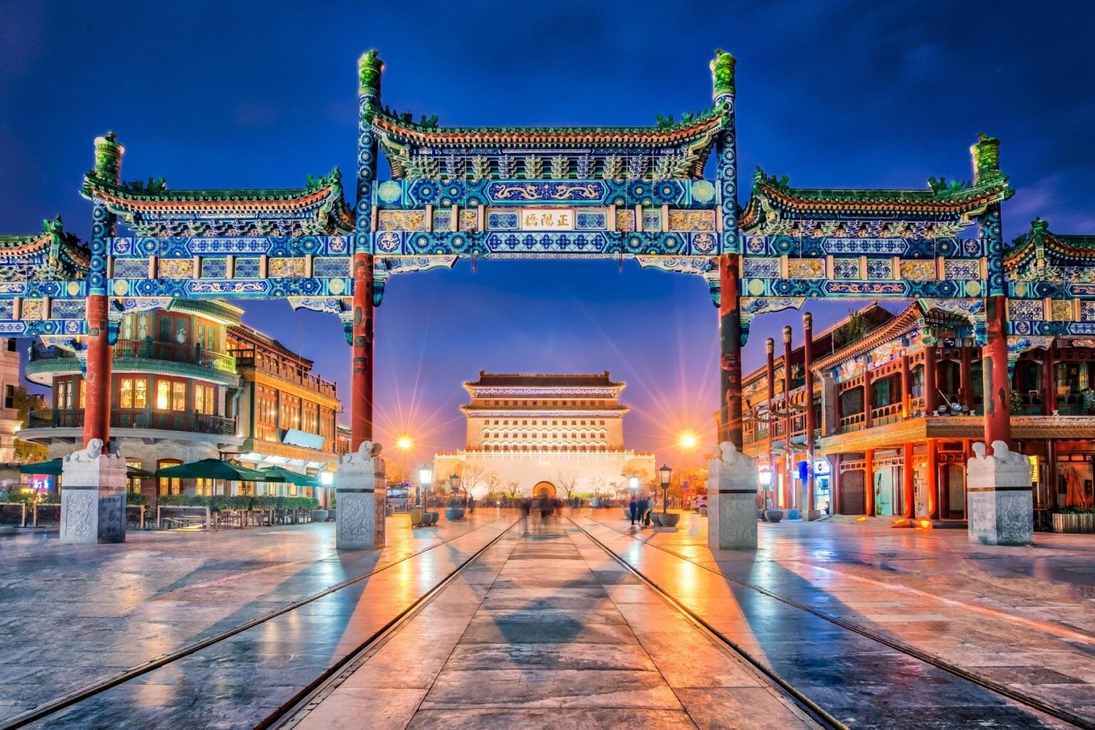 Beijing's beautiful Zhegyang Gate. Image by orpheus26 from Getty Images Pro via Canva