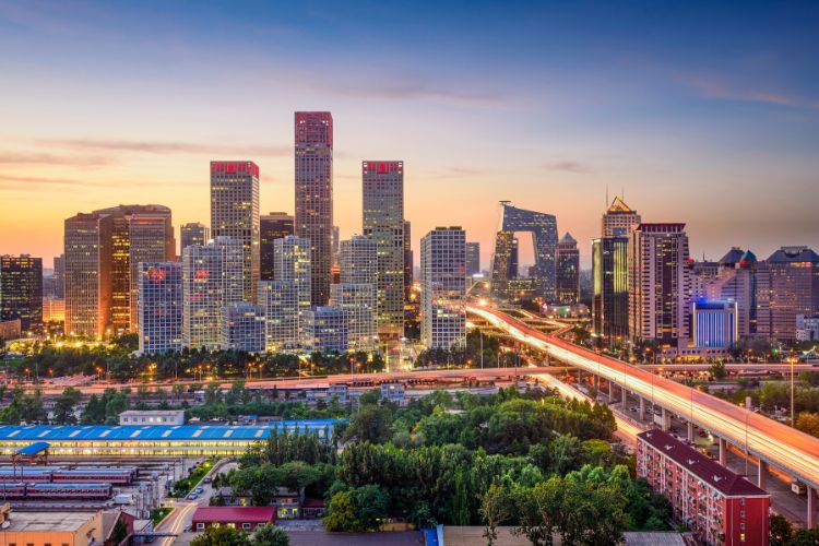 Beijing's modern skyline