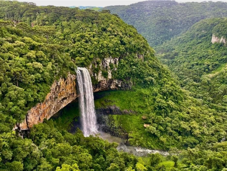 Cascata do Caracol, one of southern Brazil's most iconic waterfalls. Photo by Ellen Carter