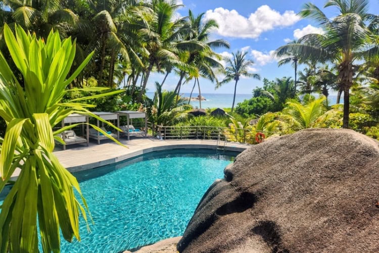 Constance Lemuria on Praslin Island, Seychelles. Image by Janine Avery