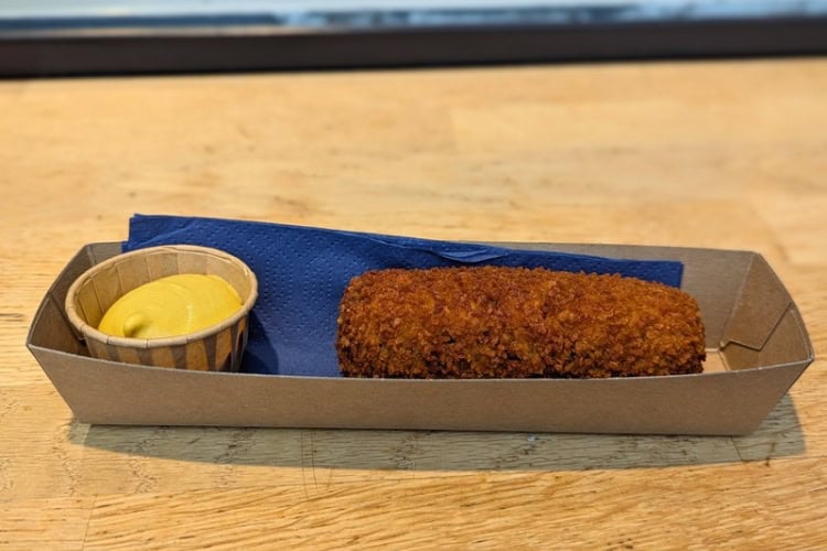 Croquette from Het Kroket Loket at the Markthal. Photo by Keri G