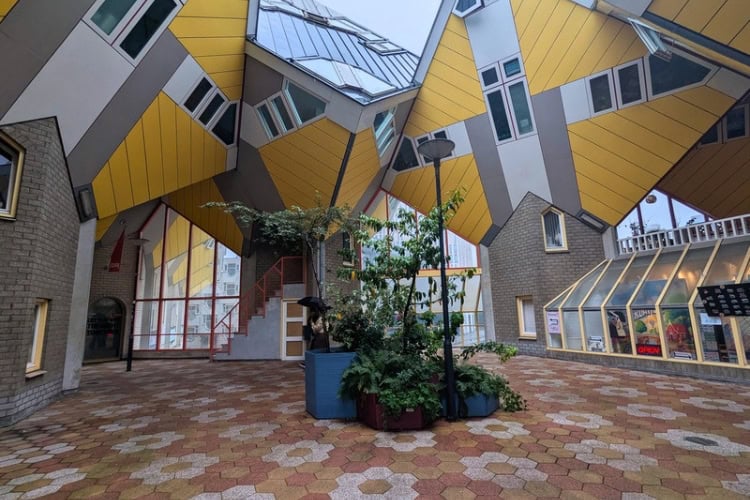 The Cube Houses in Rotterdam. Photo by Keri G