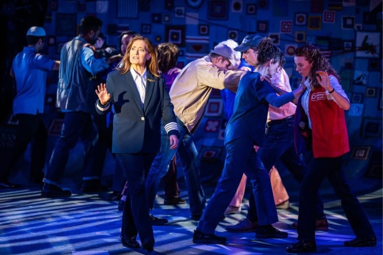 A dramatic scene from the musical, Come from Away. Photo courtesy of Adventure Central Newfoundland