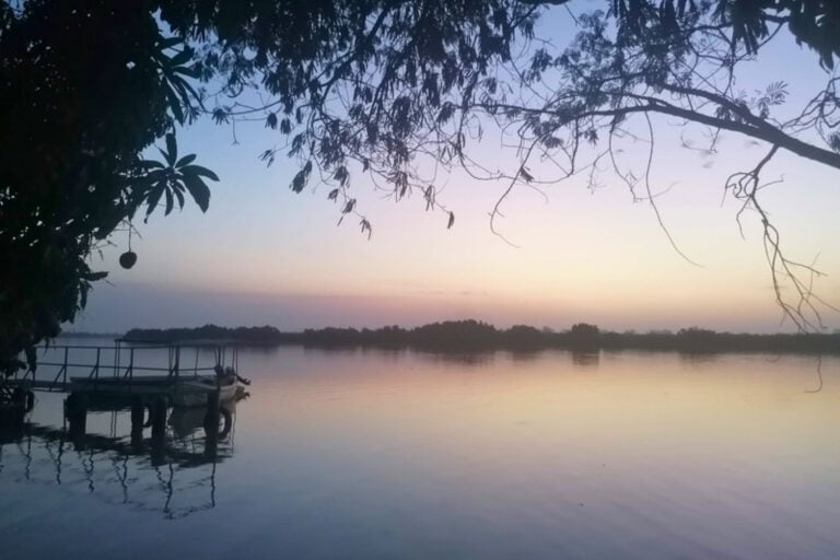 The Gambia River at Kunataur. Photo by Troy Nahumko