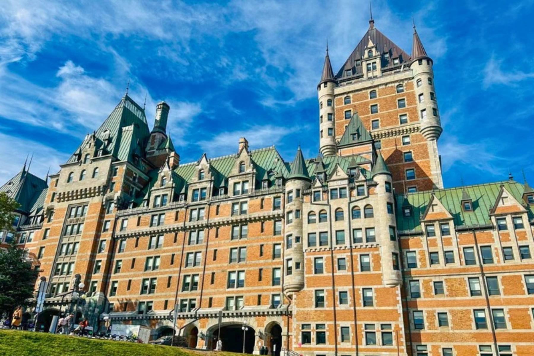 The iconic Fairmont Le Château Frontenac in Québec City. Photo by Sherry Spitsnaugle