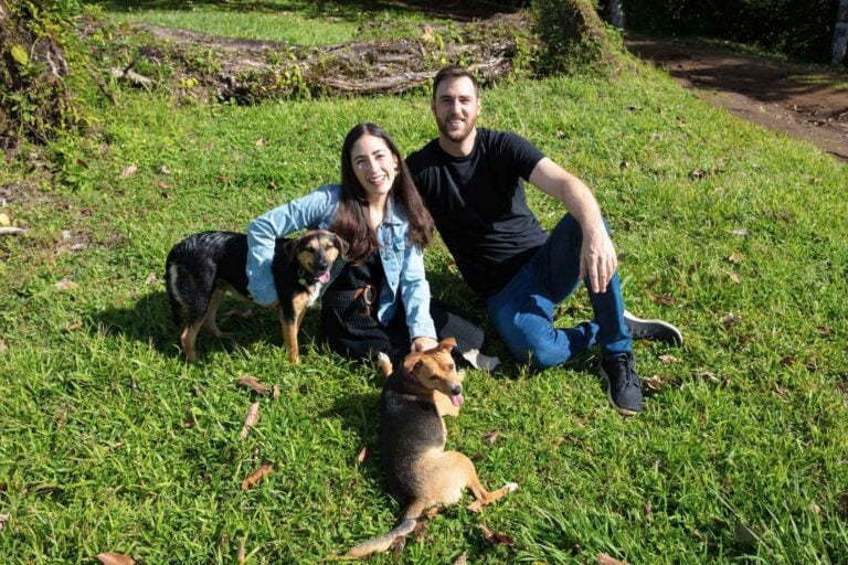 Founders Zach and Anna in Costa Rica. Photo courtesy of Start Abroad