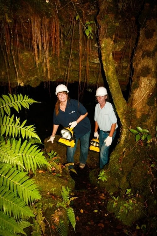 Kīlauea Caverns of Fire offered guided tours into a sprawling subterranean landscape. Photo by Brent Cassie
