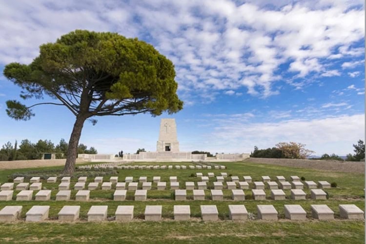 Lone Pine Cemetery in Gallipoli Peninsula Historical National Park, one of five memorials honoring British Empire soldiers killed during Gallipoli. Photo by Marni Patterson