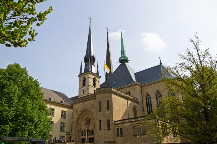 Luxembourg's Notre Dame Cathedral. 
