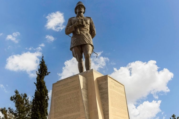 Statue of Mustafa Kemal Atatürk at Chunuk Bair in Gallipoli Historical National Park. Photo by Marni Patterson