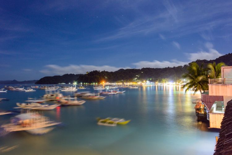 Palawan El Nido at night