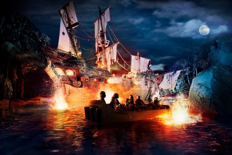 Pirates of the Caribbean at Disneyland Paris. Photo by Disney