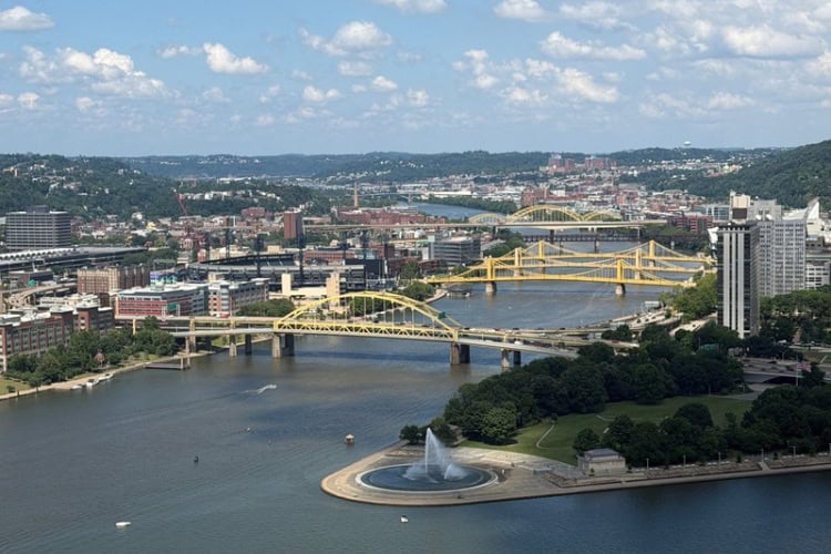 Pittsburgh is the City of Bridges. Photo by Debbie Stone