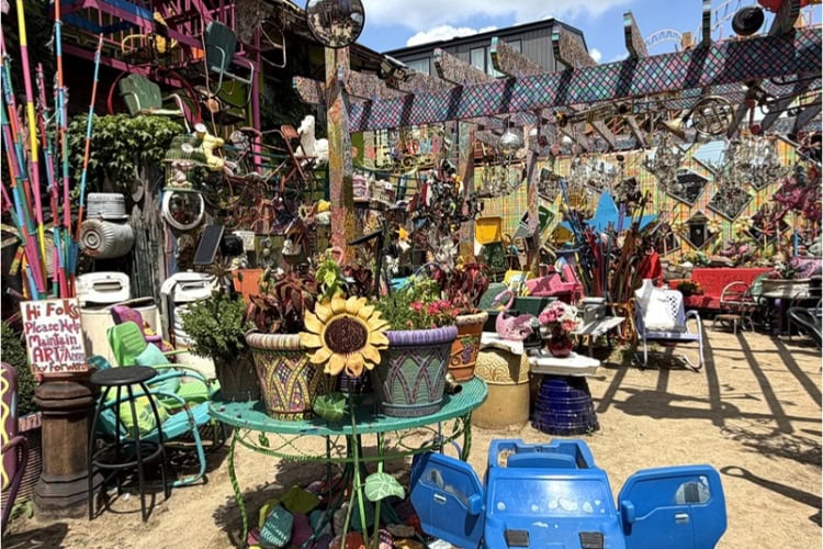 Randyland outdoor art installation. Photo by Debbie Stone