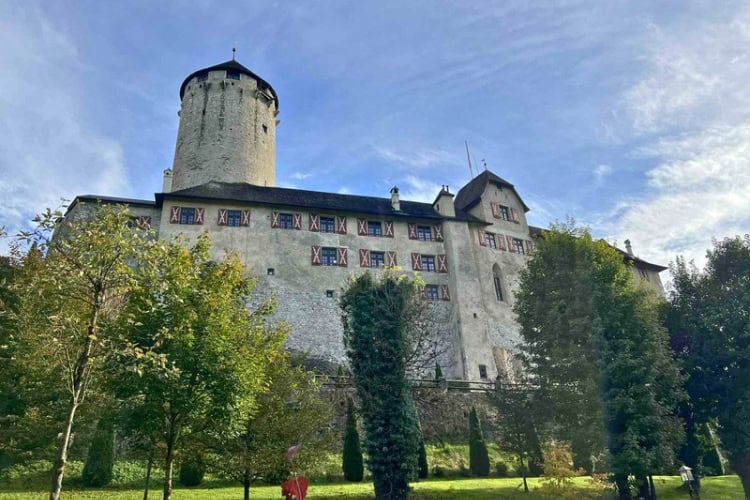 The impressive Schloss Matzen. Photo by Dara Wissinger Pütz