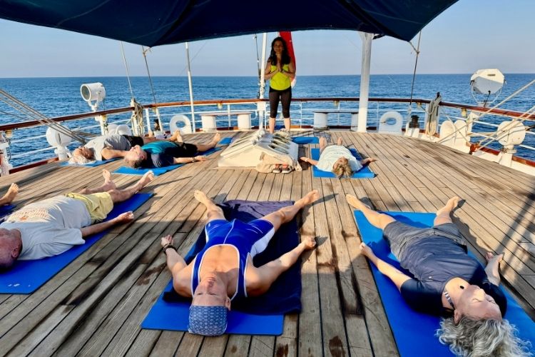 Sunrise yoga