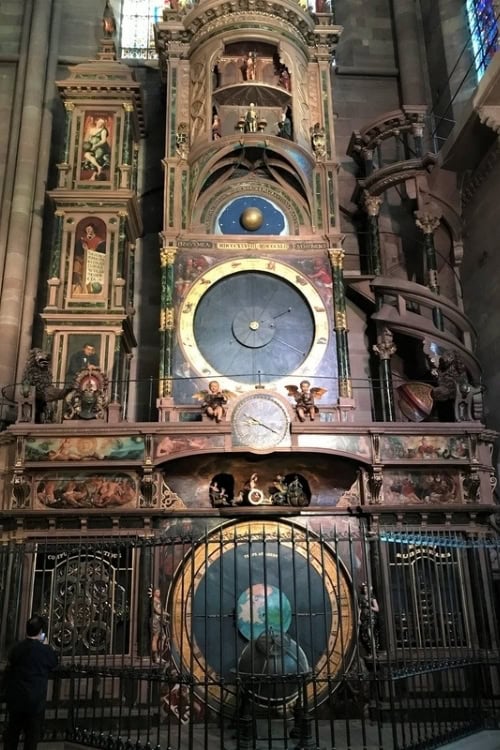 Strasbourg Cathedral astronomical clock. Photo by Judy Barford