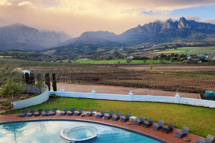 The views from Val du Charron Wine and Leisure Estate in Wellington. Photo by Janine Avery