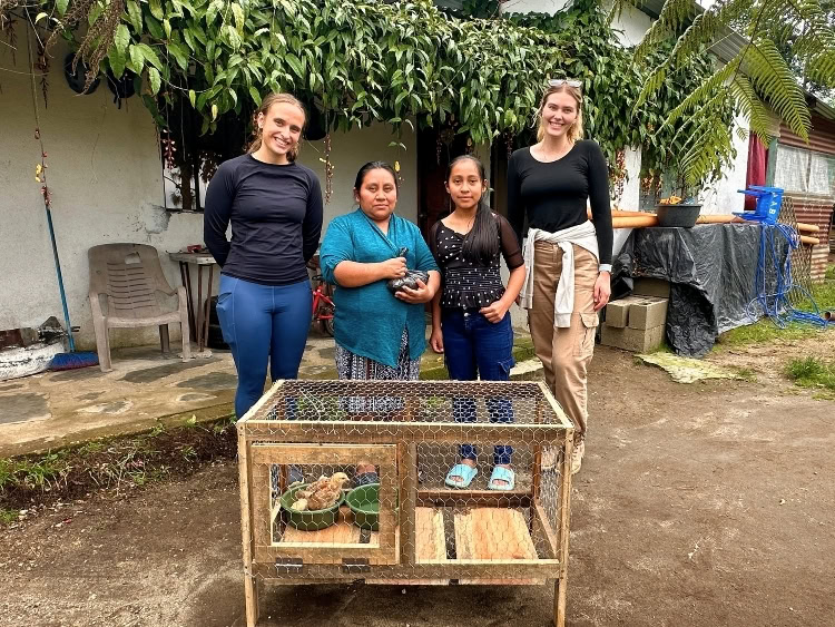 We built this chicken coop for a family in rural Guatemala. Handing it over, even with my limited Spanish, was one of the most rewarding moments of the trip. Photo by Isabella Miller