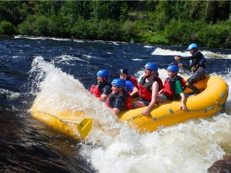 Whitewater rafting in Grand Falls. Photo courtesy of Adventure Central Newfoundland