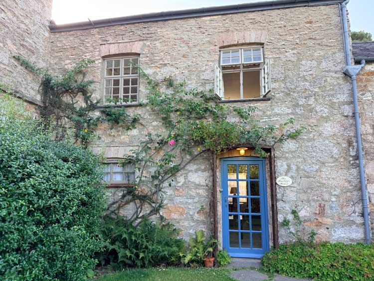 I spent the night in the cozy Baillifs Cottage at Bodygallen Hall. Photo by Janna Graber