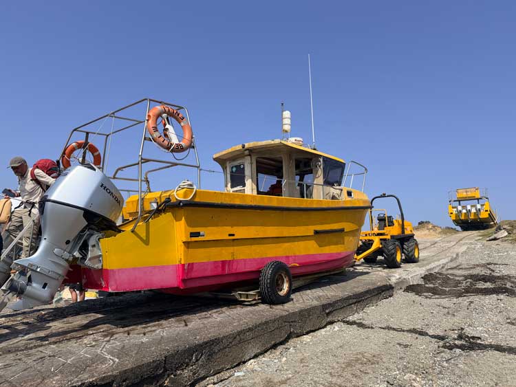 To reach Bardsey Island, book a day trip with . Photo by Janna Graber