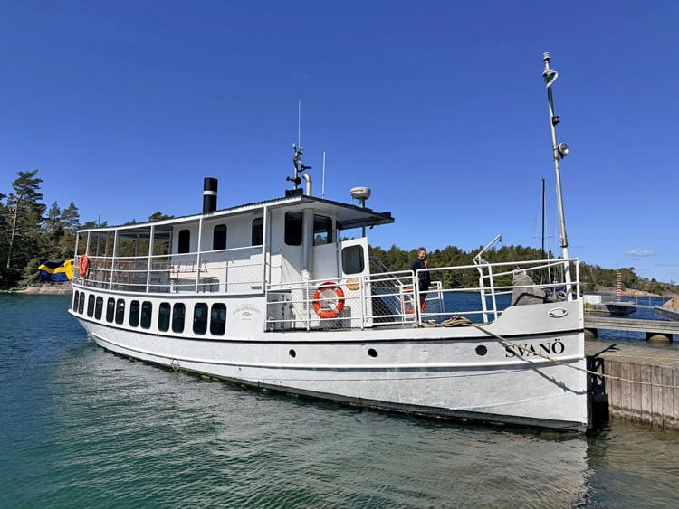 Sweden has an excellent ferry system which you can use to reach the islands. Photo by Janna Graber