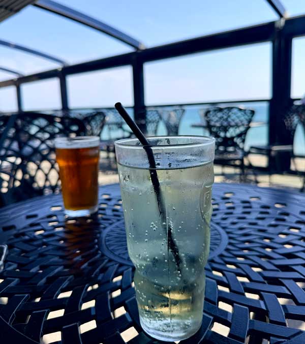 Lime and soda is the perfect drink on a hot summer day. Photo by Janna Graber