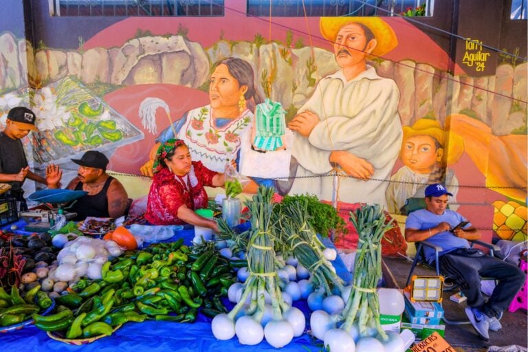 A produce market in Oaxaca, where conversations move fast. Photo by Oscar Espinosa via iStock