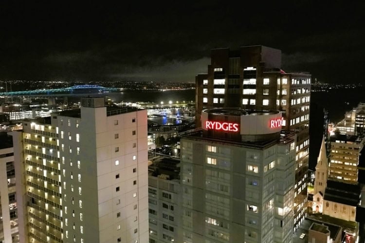 Auckland by night. Photo by Barry Barford