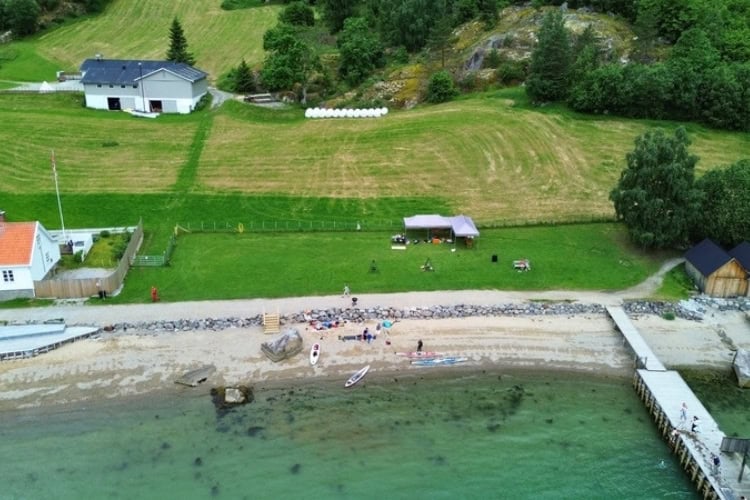 One of the many beaches we use for egress and BBQs with views. Photo by Nick Morrall