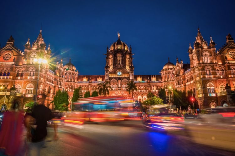 Chhatrapati Shivaji Terminus, Mumbai. Photo by Sephi Bergerson from Getty Images Signature via Canva
