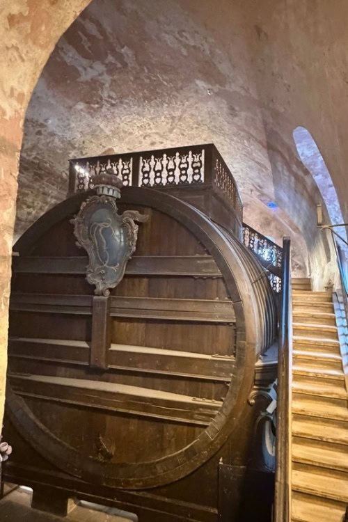 The Heidelberg Tun, claimed to be the largest wine barrel in the world. Photo by Debbie Stone
