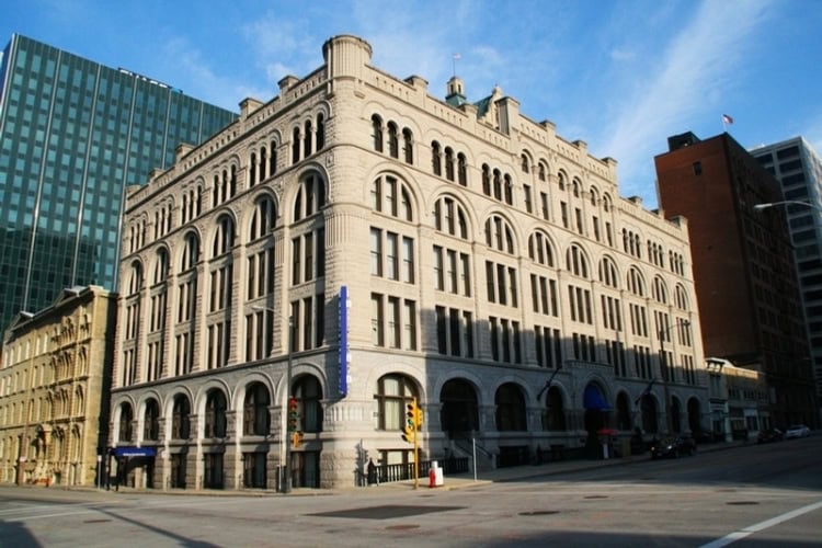 The Hilton Garden Inn located in the historic Loyalty Building built in 1886. Photo courtesy of Frank Hosek.