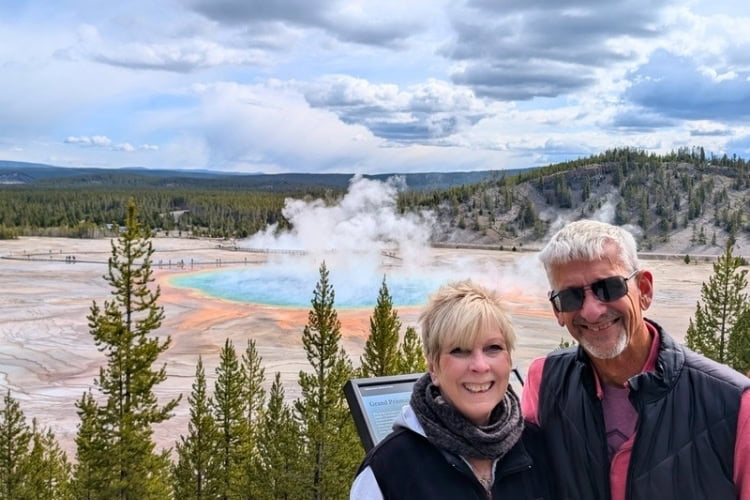 Grand Prismatic Spring in Yellowstone National Park. Photo by Kathy Hosek