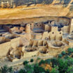 Viewing the rooms and kivas of Cliff House. Photo by Tab Hauser