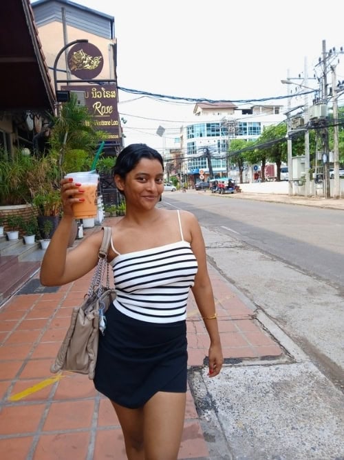 Taking a slow morning to wander the streets of Vientiane, Laos. Photo by Shivika Singh